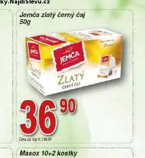 Lidl Jemča zlatý černý čaj nabídka