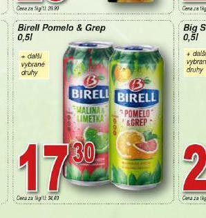 Lidl Birell pomelo & grep nabídka