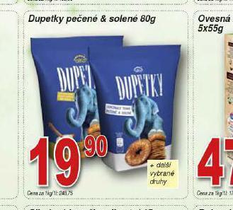 Lidl Dupetky pečené & solené nabídka