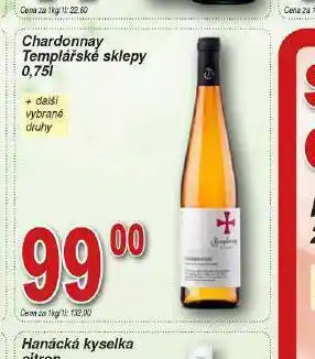 Lidl Chardonnay templářské sklepy nabídka