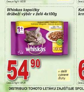 Lidl Whiskas kapsičky pro kočky nabídka