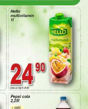 Lidl Hello multivitamin nabídka