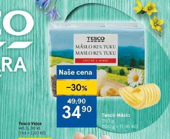 Tesco Tesco máslo nabídka