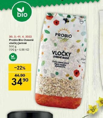 Probio bio ovesné vločky jemné