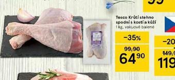 Tesco Krůtí stehno spodní s kostí a kůží nabídka