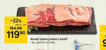 Tesco Hovězí žebro přední s kostí nabídka