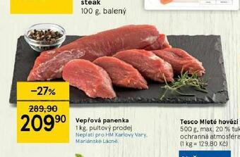 Tesco Vepřová panenka nabídka