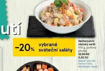 Tesco Velikonoční vlašský salát nabídka