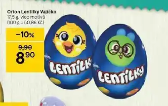 Tesco Oron lentilky vajíčko nabídka