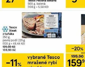 Tesco Tesco steak z tuňáka nabídka
