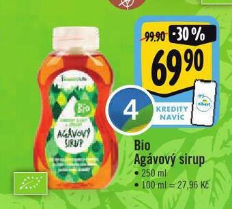 Jip Bio agávový sirup nabídka
