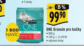 Jip Purina one granule pro kočky nabídka