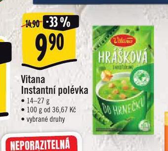 Jip Vitana instantní polévka nabídka