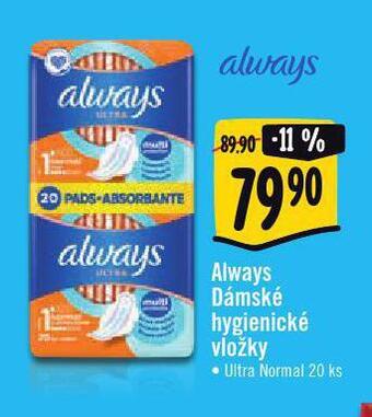 Jip Always dámské vložky nabídka