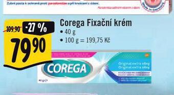 Corega fixační krém
