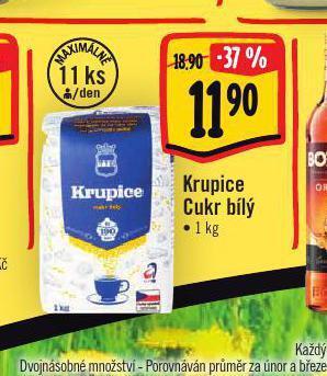 Albert Krupice cukr bílý nabídka