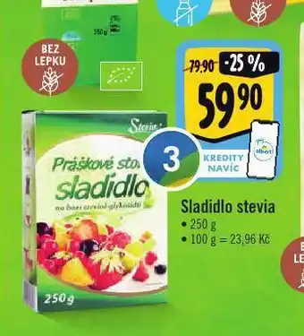 Sladidlo stevia
