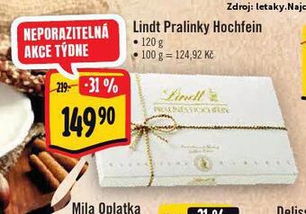 Albert Lindt pralinky nabídka