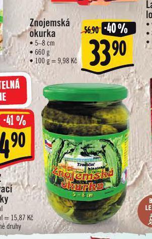Albert Znojemská okurka nabídka