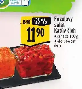 Albert Fazolový salát katův šleh nabídka