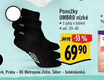 Albert Ponožky umbro nízké nabídka