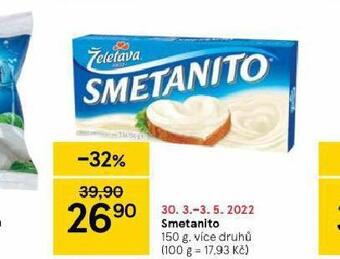 Želetava smetanito