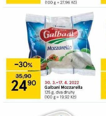 Tesco Mozzarella nabídka