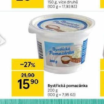 Tesco Bystřická pomazánka nabídka