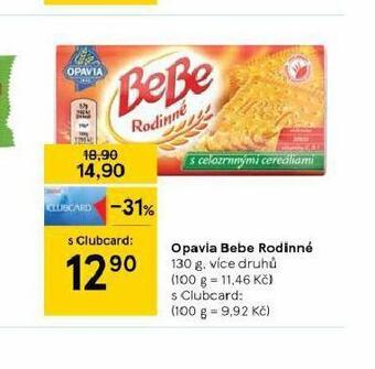 Tesco Opavia bebe rodinné nabídka