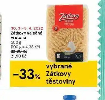 Zátkovy vaječné těstoviny