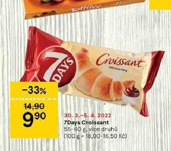 Tesco 7days croissant nabídka