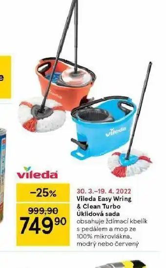 Tesco Vileda easy wring & clean úklidová sada nabídka