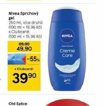 Tesco Nivea sprchový gel nabídka