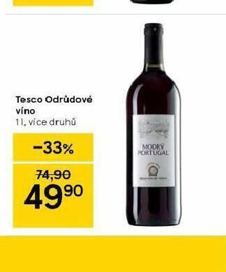 Tesco Tesco odrůdové víno nabídka
