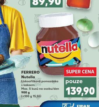 Kaufland Ferrero nutella nabídka