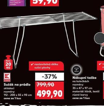 Kaufland Sušák na prádlo nabídka
