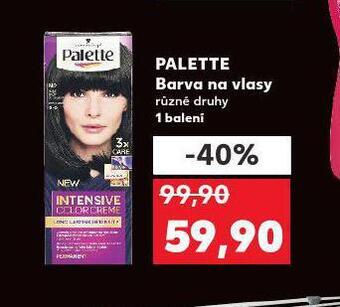 Kaufland Palette barva na vlasy nabídka
