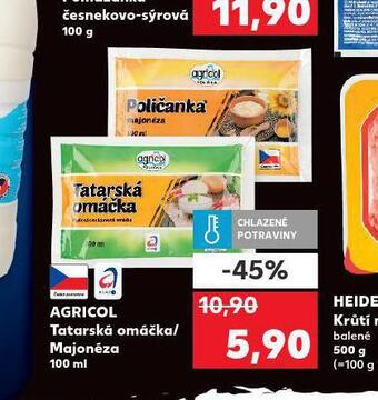 Kaufland Agricol tatarská omáčka nabídka