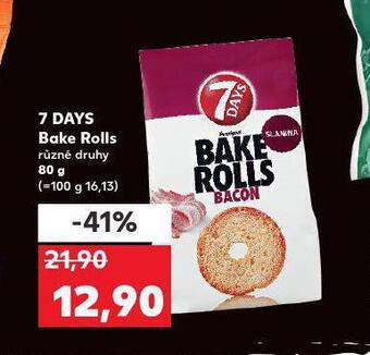 Kaufland 7days bake rolls nabídka