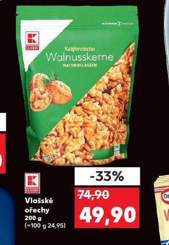 Kaufland Vlašské ořechy nabídka