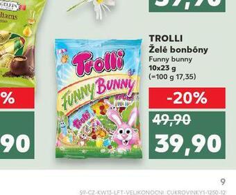 Kaufland Trolli želé bonbony nabídka