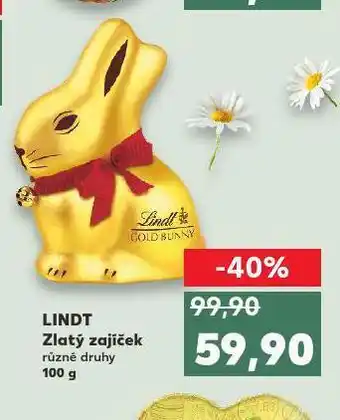 Kaufland Lindt zlatý zajíček nabídka