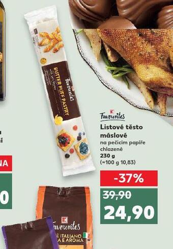 Kaufland Listové těsto máslové nabídka