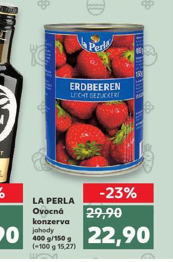 Kaufland La perla ovocná konzerva nabídka