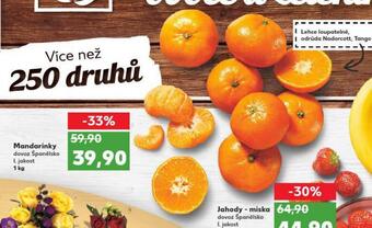 Kaufland Mandarinky nabídka