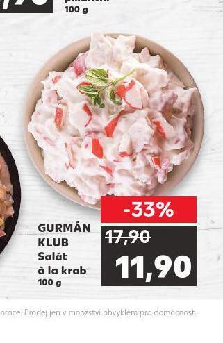 Kaufland Salát á la krab nabídka