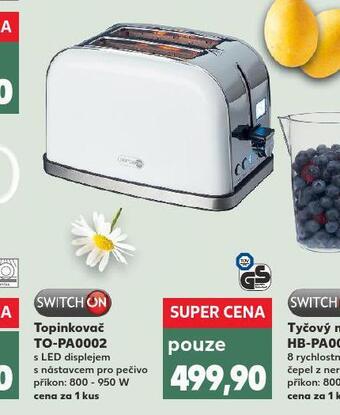 Kaufland Topinkovač nabídka