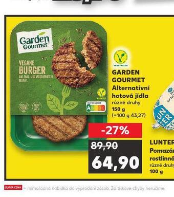 Kaufland Garden gourmet alternativní jídla nabídka