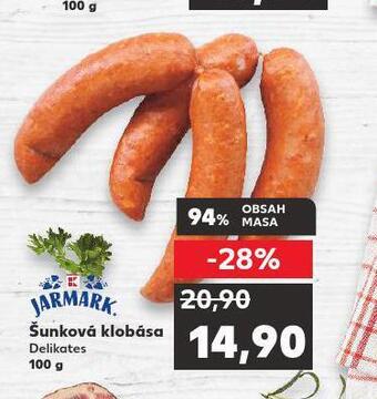 Kaufland Šunková klobása nabídka