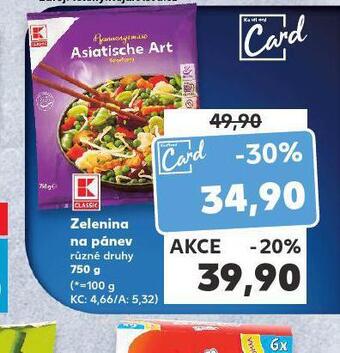 Kaufland Zelenina na pánev nabídka